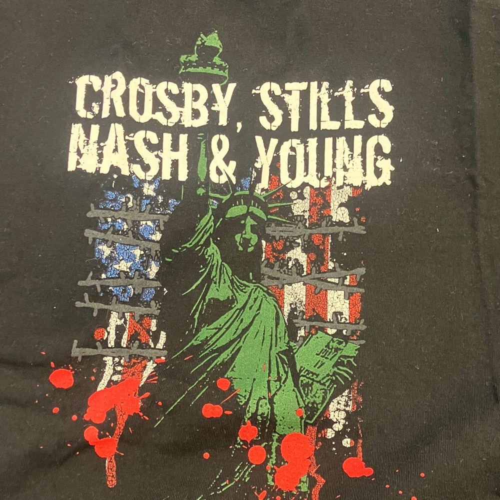 Crosby, Stills, Nash & Young Graphic Tee FREEDOM OF SPEECH  tour, 2006